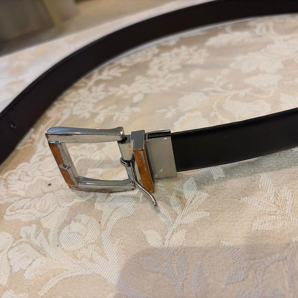 Unbranded Men's Black and Brown Belt